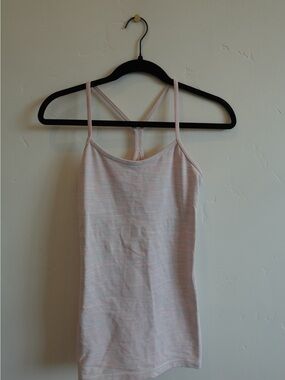 Lululemon Light Pink Strappy Tank Top